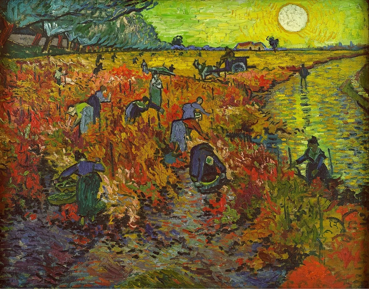  298-Vincent van Gogh-Vigna rossa ad Arles